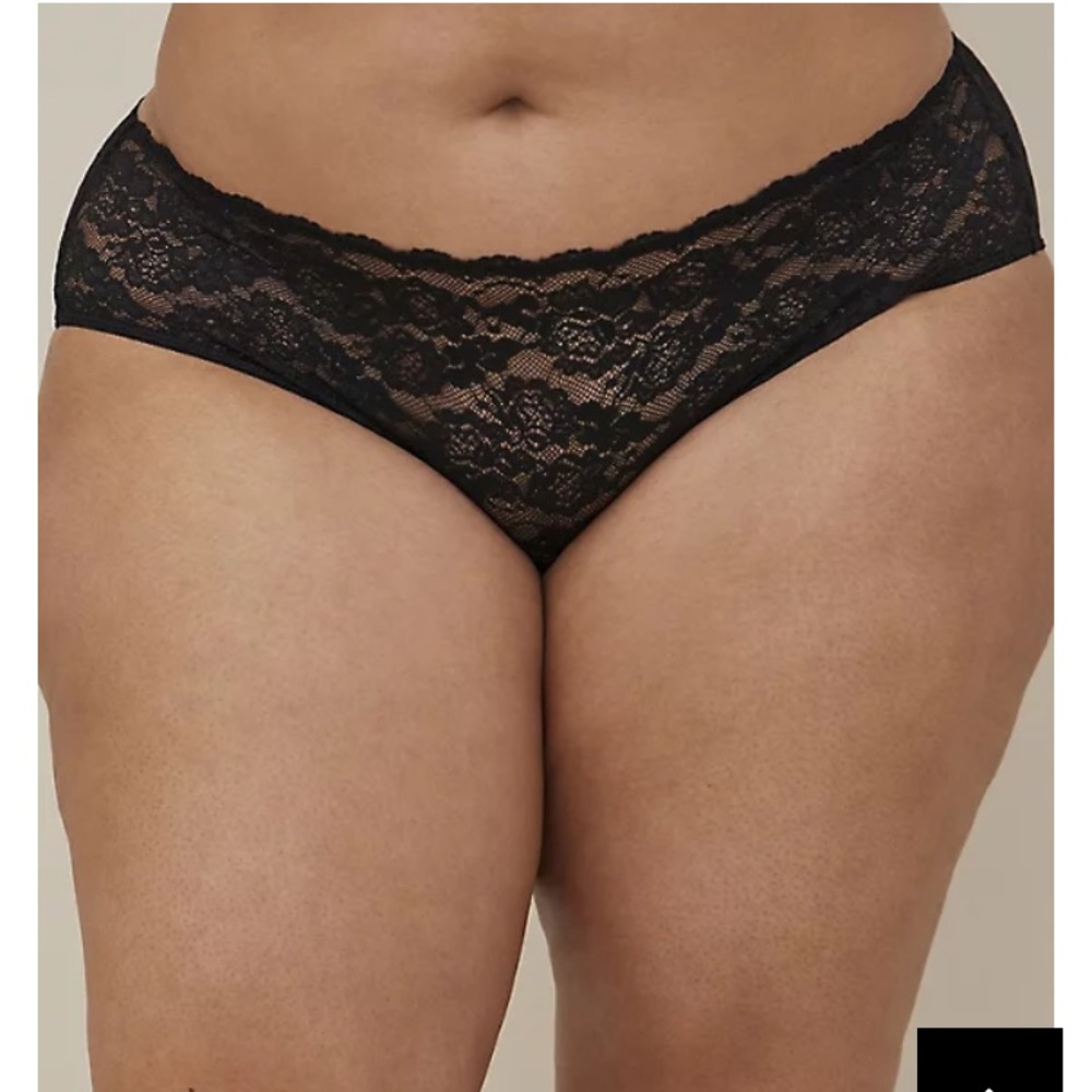 NWT Torrid Black Sheer Panties